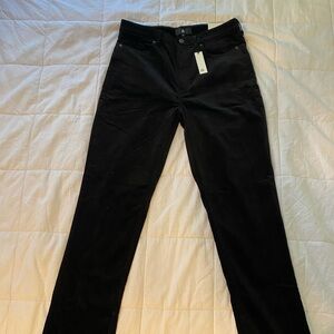 Woman’s Banana Republic black suede pants